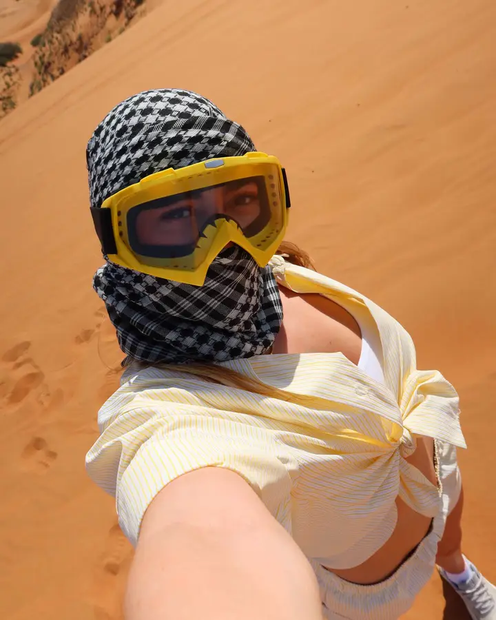 Camel ride and falconry on a daytime Dubai desert safari — guest photo 13