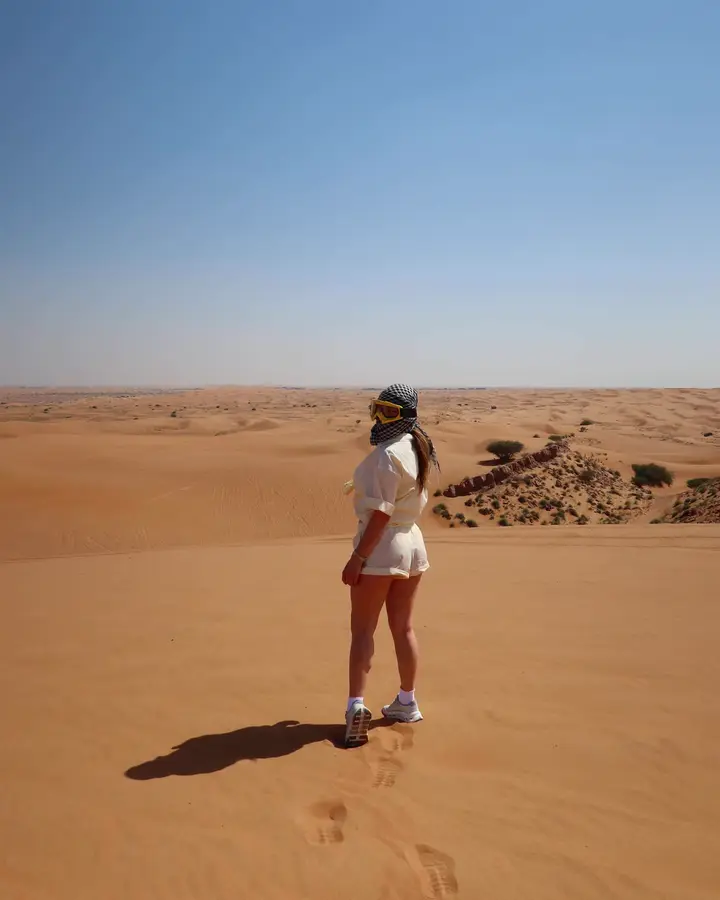 Camel ride and falconry on a daytime Dubai desert safari — guest photo 3