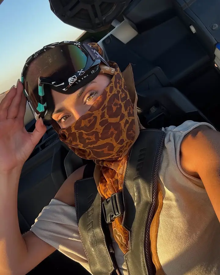 Golden-hour dune buggy drive on a Dubai desert safari — guest photo 11