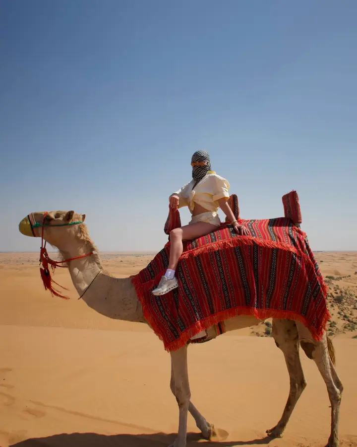 Camel ride and falconry on a daytime Dubai desert safari — guest photo 7
