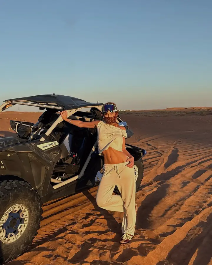 Golden-hour dune buggy drive on a Dubai desert safari — guest photo 2