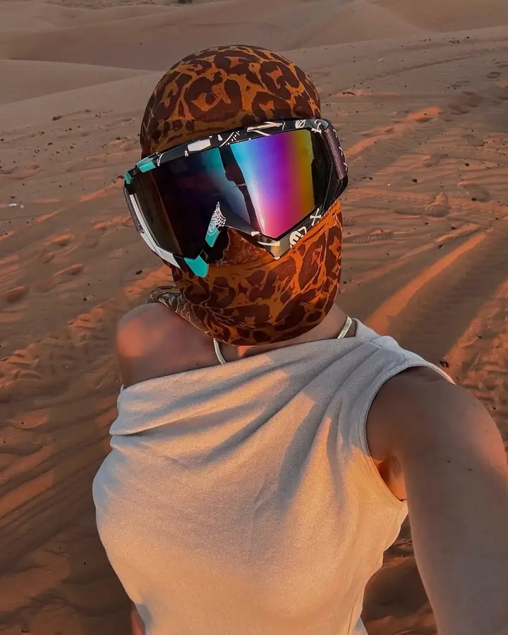 Golden-hour dune buggy drive on a Dubai desert safari — guest photo 7